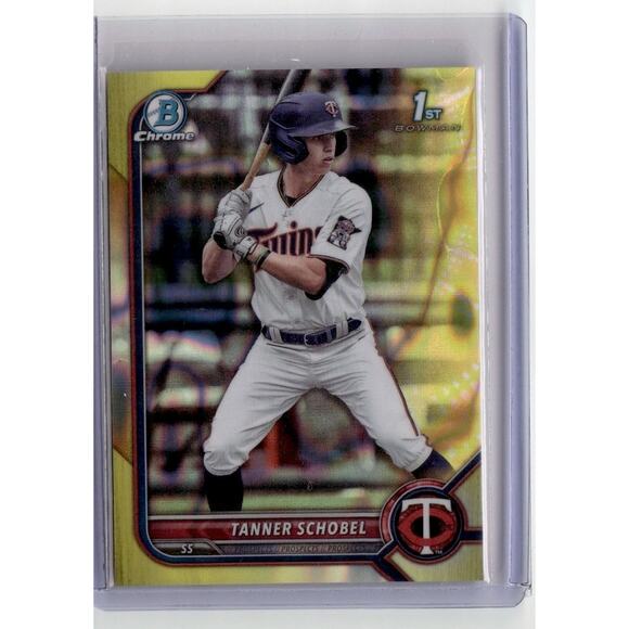 Tanner Schobel Twins 2022 Bowman Chrome Gold #BDC-28 34/75 - Picture 1 of 2